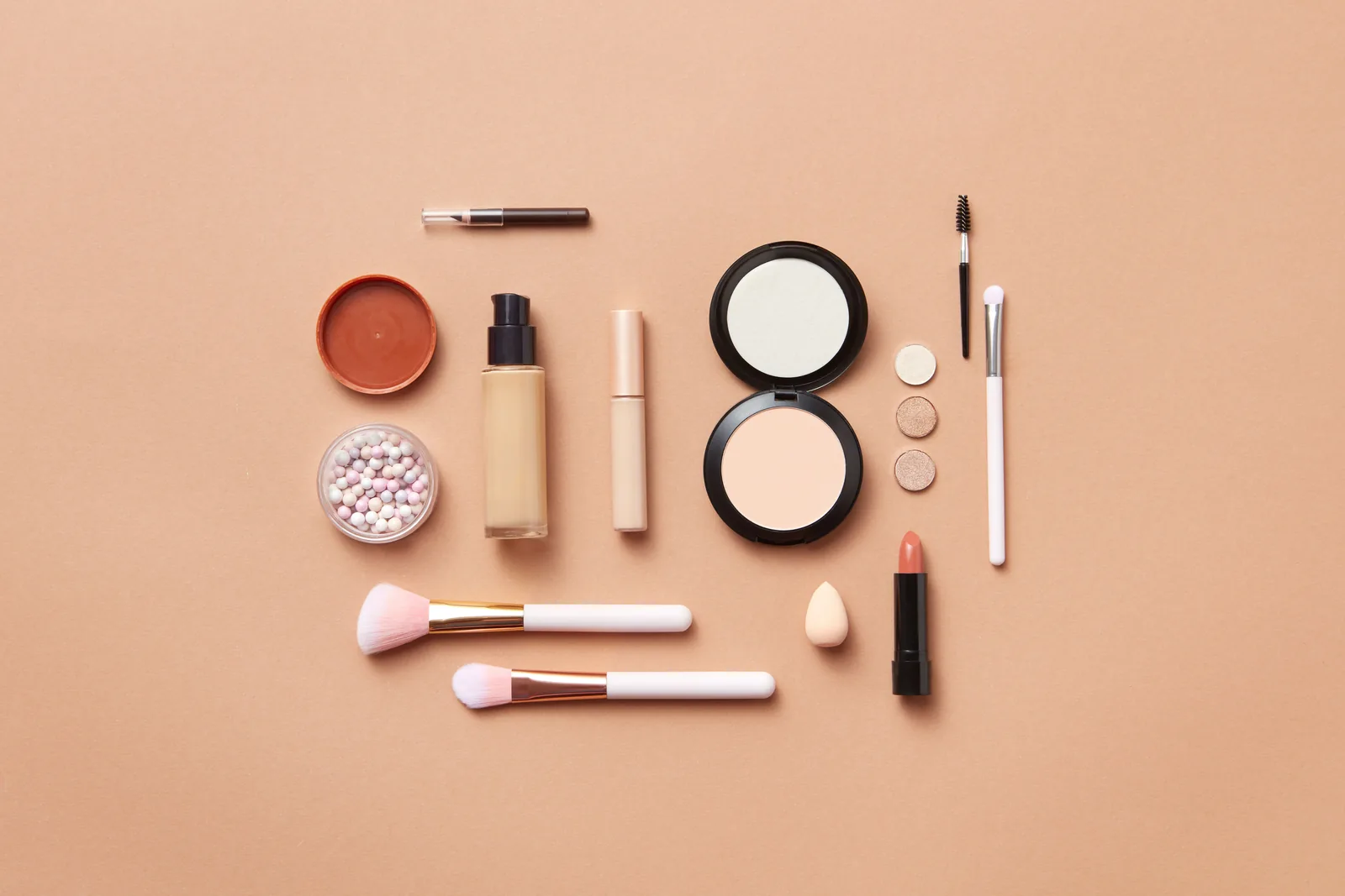 Representative arrangement of cosmetic products